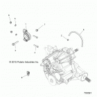 R18RTM99AL RGR 1000 XP PS MUD Drive train, main gearcase mounting - r18tm99al (700391)