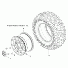 Z18VDE92NB/NU RZR XP TURBO MD Wheels, rear - z18vde92nb  /  nu
(701504)