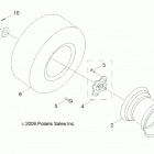 RZR 170 (Z21YAV17B2/B4/N2/N4) Wheels, rear - z21yav17b2  /  b4  /  n2  /  n4 (49atvwhe...