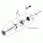 R18RVM99AL RANGER CREW 1000XP PS MUD Drive train, primary clutch - r18rvm99al (49rgrclutchdrv...