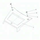 R18RVAD1B1 RANGER 1000 DIESEL CREW Body, hood latch - r18rvad1b1 (49rgrlatch151kd)