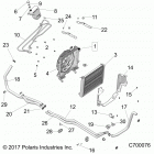 R18RRU99AS RANGER 1000XP PS NSTR Engine, cooling system - r18rru99as (c700076)