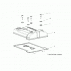 Z18VAS87CM RZR 900 50 INCH EU/TRACTOR Engine, valve cover - z18vas87cm (49rgrvalve13900xp)