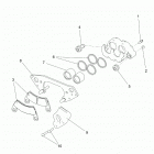 R18RVAD1B1 RANGER 1000 DIESEL CREW Brakes, front caliper - r18rvad1b1 (49rgrcaliper15dc)