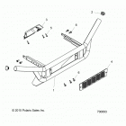 R18RMAL4G9 RANGER EV LIION Chassis, front bumper - r18rmal4g9 (700693)
