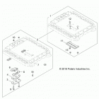 Z18VBE87F2/S87C2/CU RZR 900 60 INCH EU/TRACTOR Body, seat base - z18vbe87f2  /  s87c2  /  cu (701595)