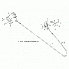 Z18VAS87CM RZR 900 50 INCH EU/TRACTOR Brakes, parking - z18vas87cm (701599)