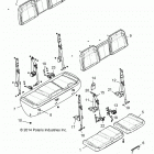 R18RV_99 RANGER CREW 1000XP PS ALL OPTIONS Body, seat - r18rve99a9  /  b9 (49rgrseat15crew1)