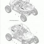 Z18VEL92BK/BR RZR XP TURBO S Body, decals, graphics - z18vel92bk  /  br (c700166-1)