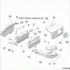 Z18VGE99AK/AW/BK/BW RZR RS1 Engine, exhaust system - z18vge99ak  /  aw  /  bk  /  bw...