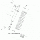 Z18VDE99FK/S99CK/FK RZR XP 1000 TRACTOR/EU/ZUG Suspension, front shock mounting - z18vde99fk  /  s99ck ...