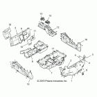 Z18VDS92CU RZR XP TURBO TRACTOR Body, floor and rocker panels - z18vds92cu (701632)