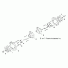 Z18VDE92NB/NU RZR XP TURBO MD Suspension, rear carrier and hub - z18vde92nb  /  nu
(7...