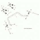 Z18VAS87CM RZR 900 50 INCH EU/TRACTOR Suspension, rear stabilizer bar - z18vas87cm (49rgrstabi...