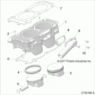 RZR RS1 PS MD (Z20S1E99NG) Engine, cylinder and piston - z20s1e99ng (c700106-5)