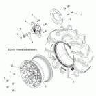 R18RTM99AL RGR 1000 XP PS MUD Wheels, rear - r18rtm99al (702268)