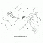 R18RTED1F1/SD1C1 RANGER 1000 DIESEL POLAND Brakes, pedal and master cylinder mounting - r18rted1f1 ...