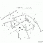 Z18VEL92BK/BR RZR XP TURBO S Chassis, cab frame (to 8  /  10  /  2018) - z18vel92bk  ...