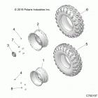 R18RGE99BM/BB/B7/KBS/UB9/BG POLARIS GENERAL 1000 EPS Wheels, front - r18rge99bm  /  bb  /  b7  /  kbs  /  ub9...