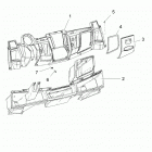 R18RVAD1B1 RANGER 1000 DIESEL CREW Body, glove box storage - r18rvad1b1 (49rgrglovebox151kd...