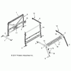 R18RVM99AL RANGER CREW 1000XP PS MUD Chassis, cab frame - r18rvm99al (701981)