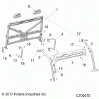 R18RRE99A9/AX/AM/AS/A1/B9/BX/BM/BS RANGER 1000 PS Chassis, cab frame - r18rre99a9  /  ax  /  am  /  as  / ...