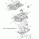 R18RTM99AL RGR 1000 XP PS MUD Engine, crankcase - r18rtm99al (701906)