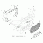 Z18VDE92NB/NU RZR XP TURBO MD Body, front bumper - z18vde92nb  /  nu
(701383)