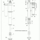 Z18VFE99NK RZR XP 4 1000 MD Suspension, rear shock internals - z18vfe99nk (701415)