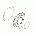 R18RVAD1B1 RANGER 1000 DIESEL CREW Engine, flywheel cover - r18rvad1b1 (49rgrflywheel15dsl2...