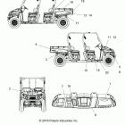 R18RVAD1B1 RANGER 1000 DIESEL CREW Body, decals - r18rvad1b1 (701554)
