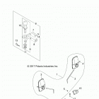 Z18VDE99FK/S99CK/FK RZR XP 1000 TRACTOR/EU/ZUG Body, hitch, license plate - z18vds99ck (702218)