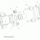 R18RTM99AL RGR 1000 XP PS MUD Brakes, rear caliper - r18rtm99al (49rgrcaliperrr097004x...