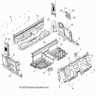 R18RVU99AS RANGER CREW 1000 PS Body, floor, rear - r18rvu99as (701275)