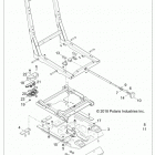 Z18VDS92CF/CU RZR XP TURBO TRACTOR Body, seat base adjuster - z18vds92cf  /  cu (702388)