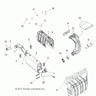 R18RVM99AL RANGER CREW 1000XP PS MUD Engine, exhaust - r18rvm99al  (702224)