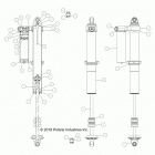 Z18VDE99AK/AW/AJ/BJ/BK/BW/LW/K99AK/BK/M99AL/R99AL/BL RZR XP 1000 Suspension, rear shock internals - z18vde99ak  /  aw  / ...