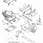 R18RVM99AL RANGER CREW 1000XP PS MUD Chassis, frame - r18rvm99al (49rgrchassis15crew)