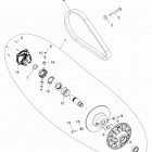 R18RMA57B1/B9/L1/E57BV/N4 RGR 570 Drive train, secondary clutch - r18rme57n4 (700550)