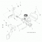 R18RTM99AL RGR 1000 XP PS MUD Brakes, pedal and master cylinder - r18rtm99al (49rgrbra...