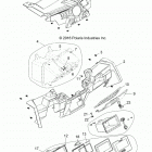 Z18VFE99NK RZR XP 4 1000 MD Body, dash and glovebox - z18vfe99nk (701463)