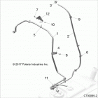 RZR RS1 PS MD (Z20S1E99NG) Body, fuel line - z20s1e99ng (c700095-2)