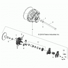 R18RTED1F1/SD1C1 RANGER 1000 DIESEL POLAND Drive train, primary clutch - r18rted1f1  /  sd1c1 (7023...