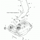 Z18VAS87CM RZR 900 50 INCH EU/TRACTOR Body, fuel tank - z18vas87cm (702158)
