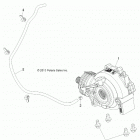 R18RTED1F1/SD1C1 RANGER 1000 DIESEL POLAND Drive train, front gearcase mounting - r18rted1f1  /  sd...