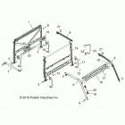 R18RVU99AS RANGER CREW 1000 PS Chassis, cab frame - r18rvu99as (701324)