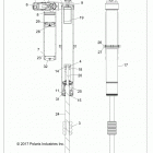 Z18VFE92BB/BM/BS/BU/LBK RZR XP4 TURBO Suspension, rear shock internals - z18vfl92bk (702247)