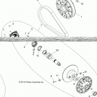 R18RTED1F1/SD1C1 RANGER 1000 DIESEL POLAND Drive train, secondary clutch - r18rted1f1  /  sd1c1 (70...