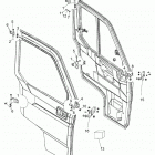 R18RVU99AS RANGER CREW 1000 PS Body, door, full, mounting - r18rvu99as (701942)
