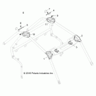 Z18VDS92CU RZR XP TURBO TRACTOR Chassis, cab frame accesories- z18vds92cu (701648)